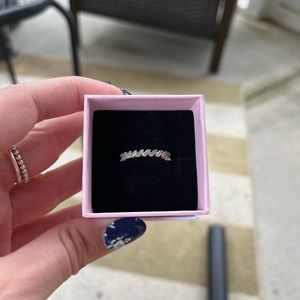 Sami Jewels Sterling Silver Baguette Ring